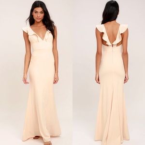 Lulu’s Perfect Opportunity Blush dress